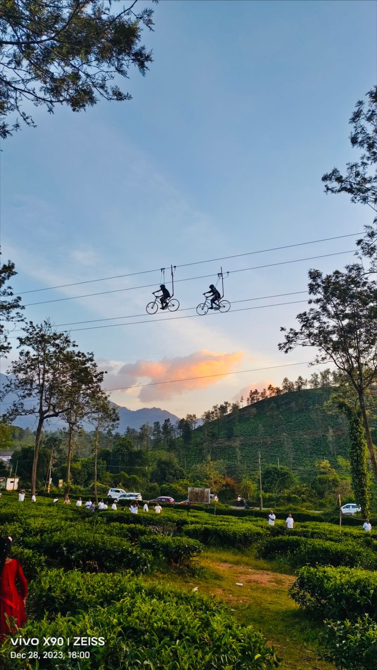 Zip lining & sky biking