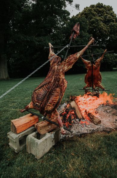 Traditional Goat Slaughtering &amp; Roasting